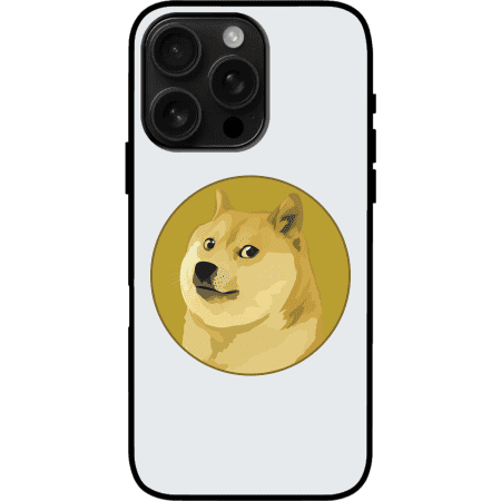 Dogecoin iPhone 16 Pro Max Case - White