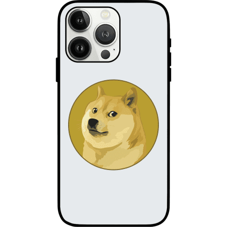 Dogecoin iPhone 14 Pro Max Case - White