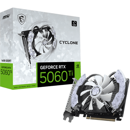 MSI Cyclone GeForce RTX 5060 Ti - 16 GB