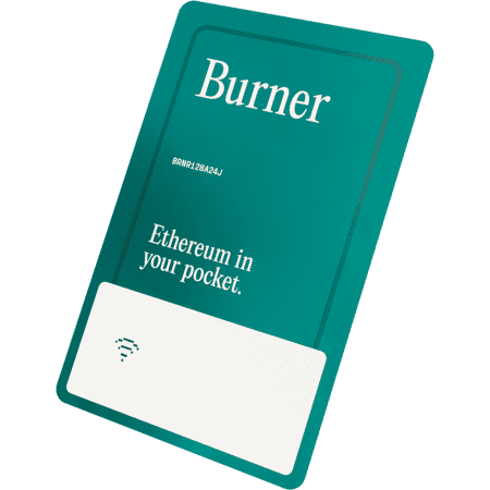 Burner Ethereum - Jade