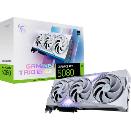 MSI Gaming Trio GeForce RTX 5080 - 16 GB (White)