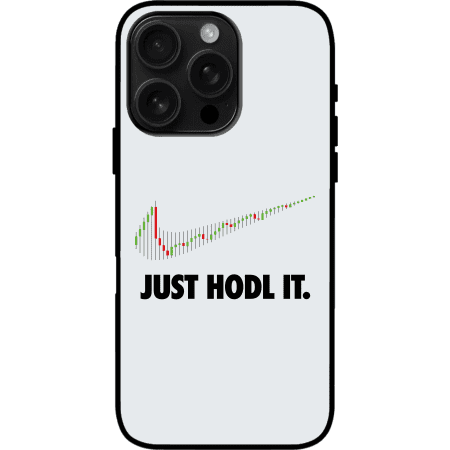 Just Hodl It iPhone 16 Pro Case - White