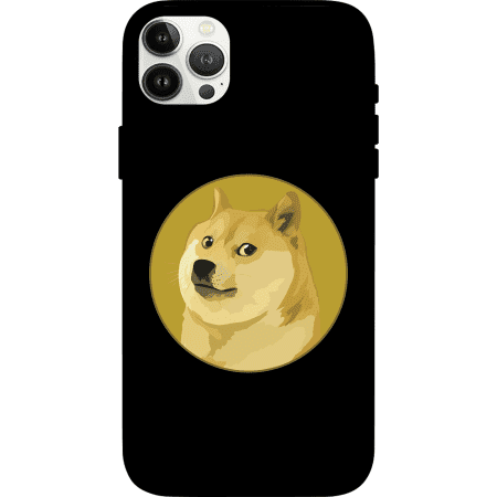 Dogecoin iPhone 13 Pro Case - Black