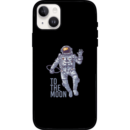 Bitcoin To The Moon iPhone 14 Case - Black