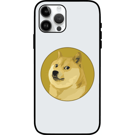 Dogecoin iPhone 15 Pro Case - White