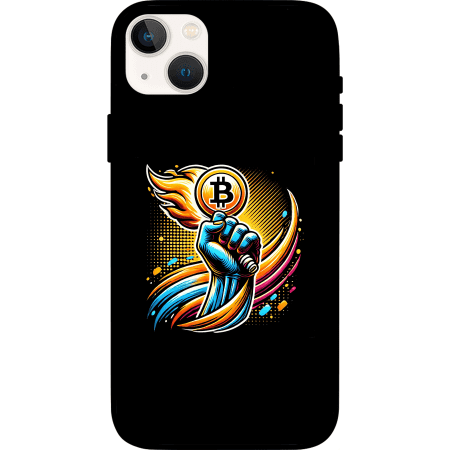 Bitcoin is Freedom iPhone 13 Case - Black