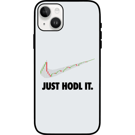 Just Hodl It iPhone 15 Plus Case - White