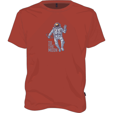 Bitcoin To The Moon T-shirt - Red / S
