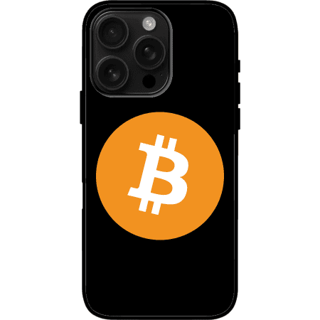 Bitcoin iPhone 16 Pro Max Case - Black