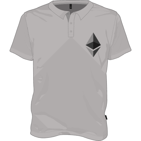 Ethereum Polo T-shirt - Grey / L