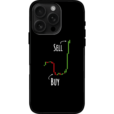 Buy Low Sell High iPhone 16 Pro Max Case - Black