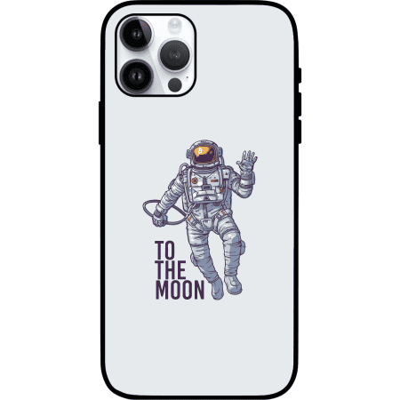 Bitcoin To The Moon iPhone 15 Pro Max Case - White