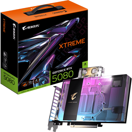 GIGABYTE AORUS XTREME WATERFORCE WB GeForce RTX 5080 - 16 GB