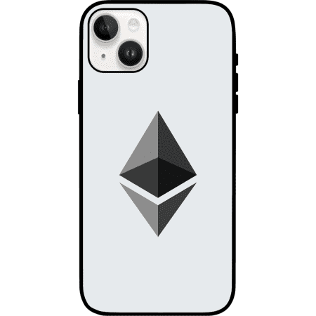 Ethereum iPhone 15 Plus Case - White