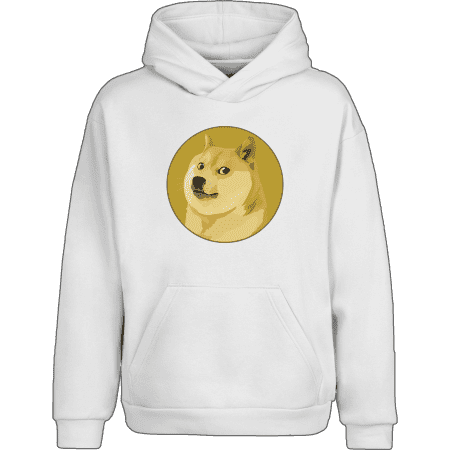 Dogecoin Hoodie - White / L