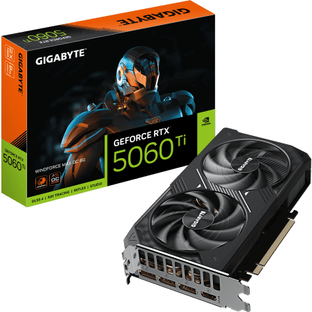 GIGABYTE WINDFORCE MAX GeForce RTX 5060 Ti - 8 GB - Overclocked
