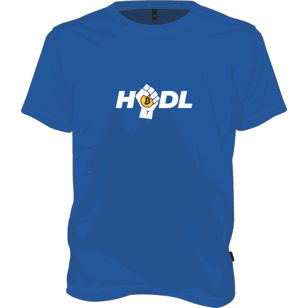 Bitcoin Hodl T-shirt - Royal Blue / M