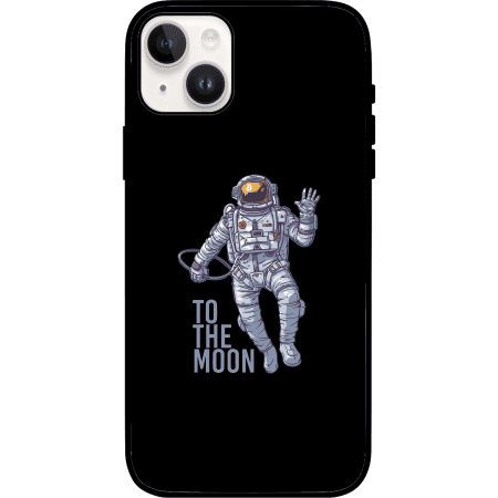 Bitcoin To The Moon iPhone 15 Plus Case - Black
