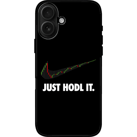 Just Hodl It iPhone 16 Case - Black