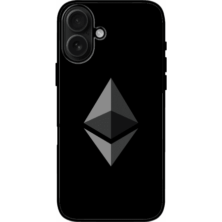 Ethereum iPhone 16 Plus Case - Black