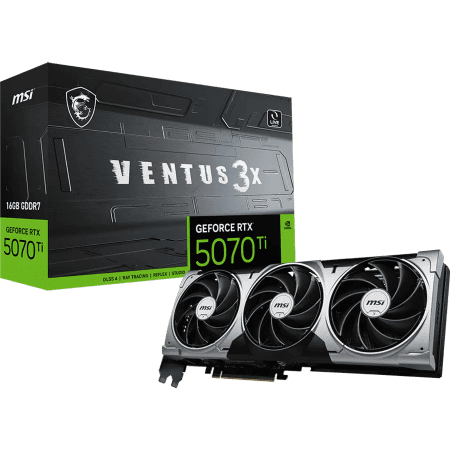 MSI Ventus 3x GeForce RTX 5070 Ti - 16 GB