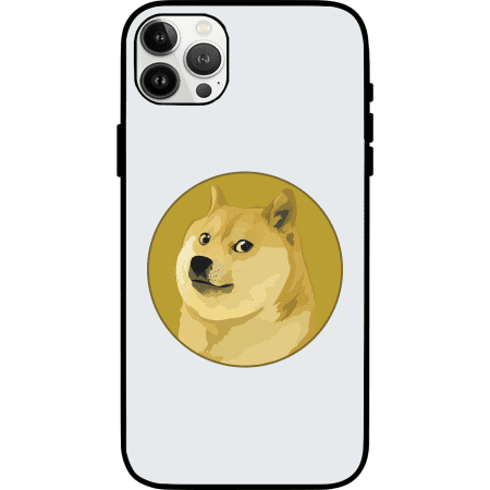 Dogecoin iPhone 13 Pro Case - White