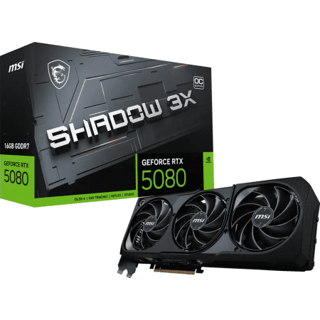 MSI Shadow 3x GeForce RTX 5080 - 16 GB - Overclocked