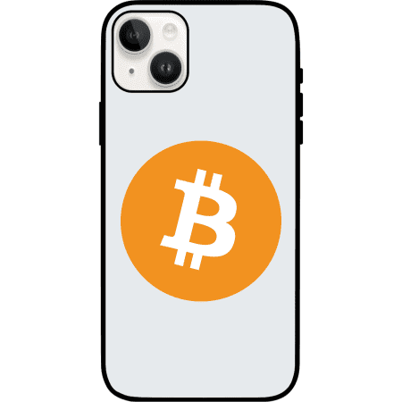 Bitcoin iPhone 14 Plus Case - White