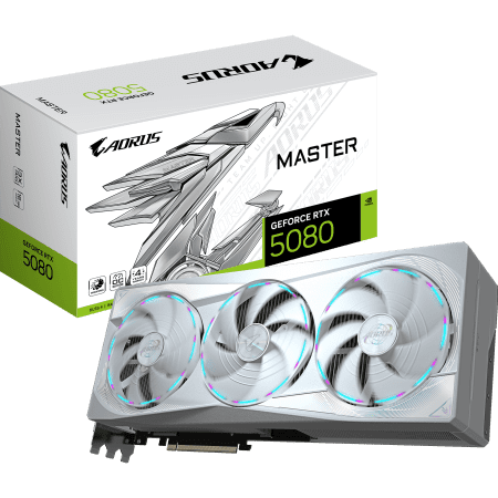 GIGABYTE AORUS MASTER ICE GeForce RTX 5080 - 16 GB