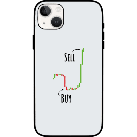 Buy Low Sell High iPhone 13 Case - White