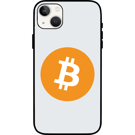 Bitcoin iPhone 13 Case - White