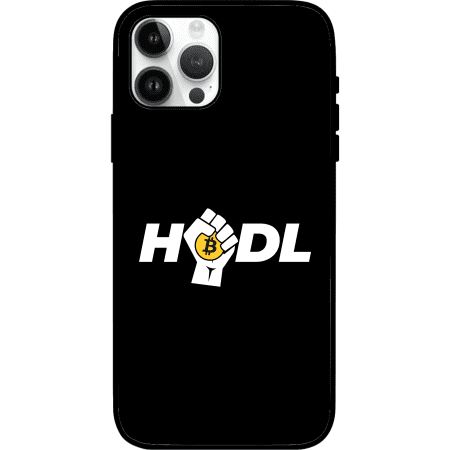 Bitcoin Hodl iPhone 15 Pro Max Case - Black