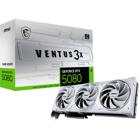 MSI Ventus 3x GeForce RTX 5080 - 16 GB (White)