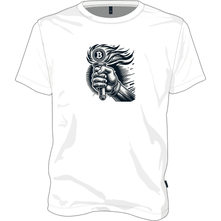 Bitcoin Revolution T-shirt - White / L