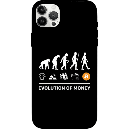 Evolution of Money iPhone 13 Pro Max Case - Black