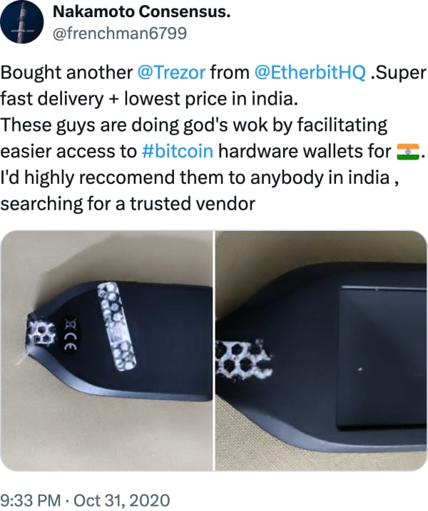 Nakamoto Consensus. (@frenchman6799) reviews Etherbit.in