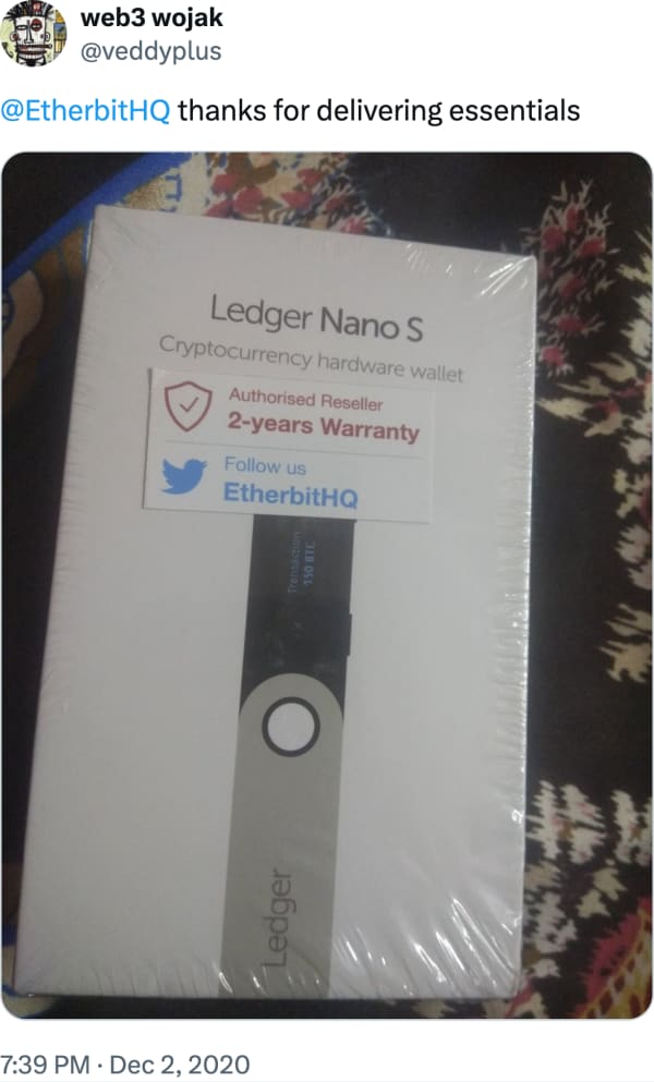 web3 wojak (@veddyplus) reviews Etherbit.in