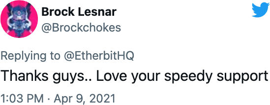 @Brockchokes reviews Etherbit.in