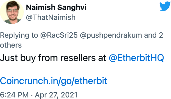 @ThatNaimish reviews Etherbit.in