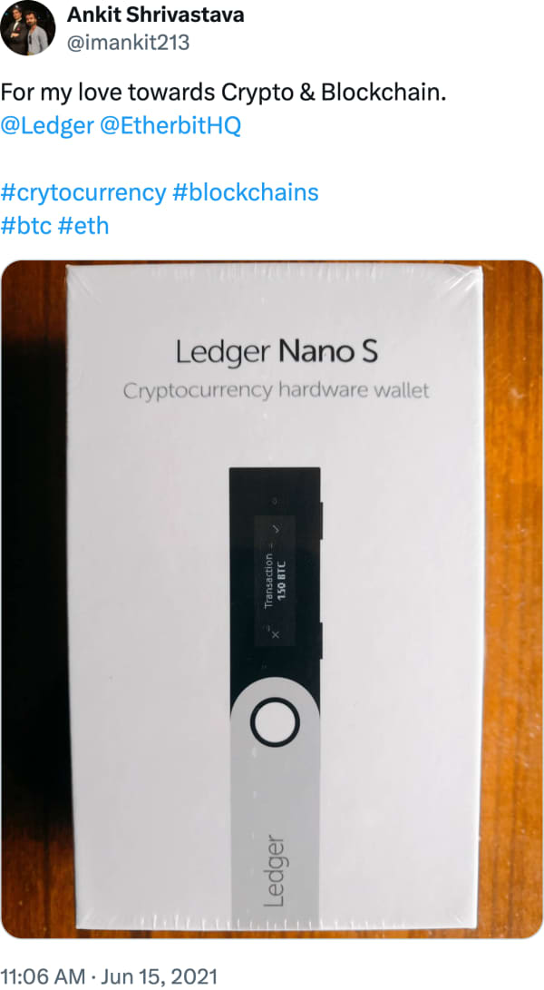 Ankit Shrivastava (@imankit213) reviews Etherbit.in