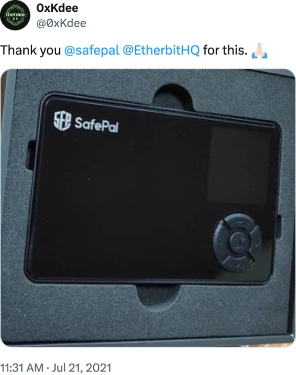 0xKdee (@0xKdee) reviews Etherbit.in