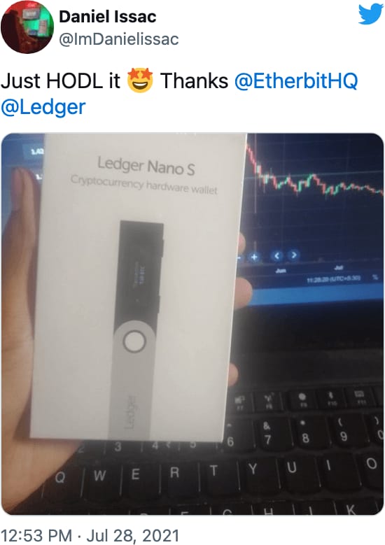 @ImDanielissac reviews Etherbit.in