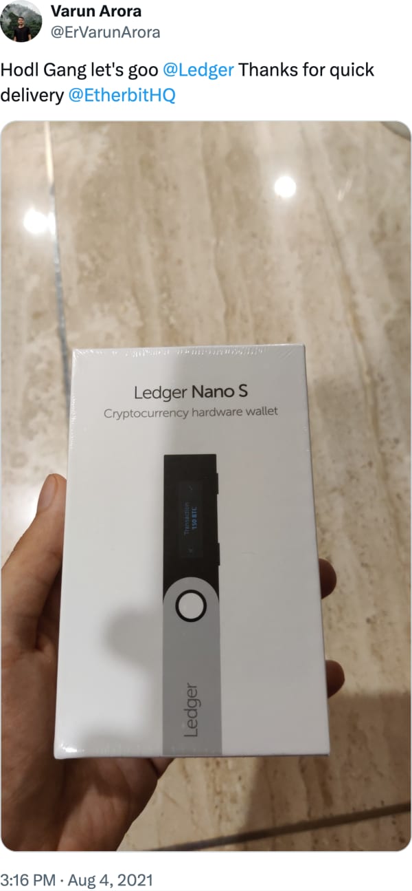 Varun Arora (@ErVarunArora) reviews Etherbit.in