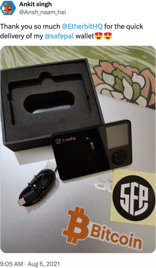 Ankit singh (@Ansh_naam_hai) reviews Etherbit.in