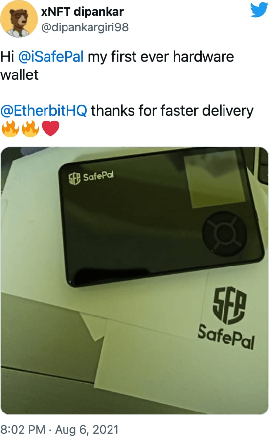 @dipankargiri98 reviews Etherbit.in