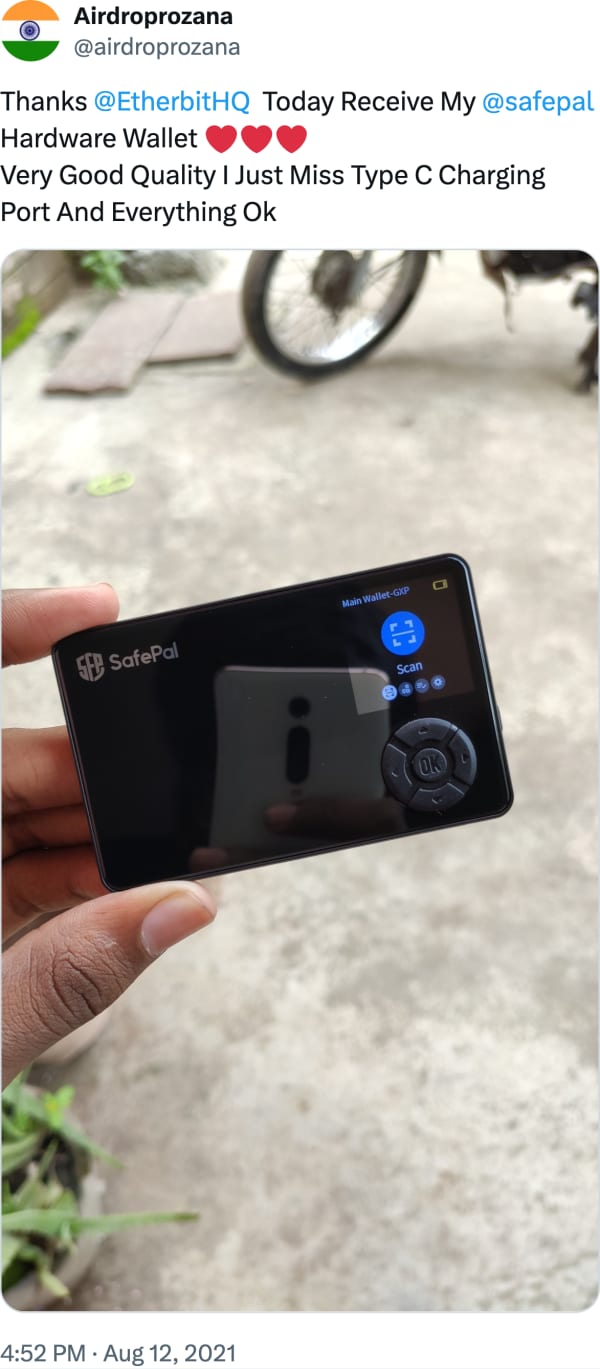 Airdroprozana (@airdroprozana) reviews Etherbit.in