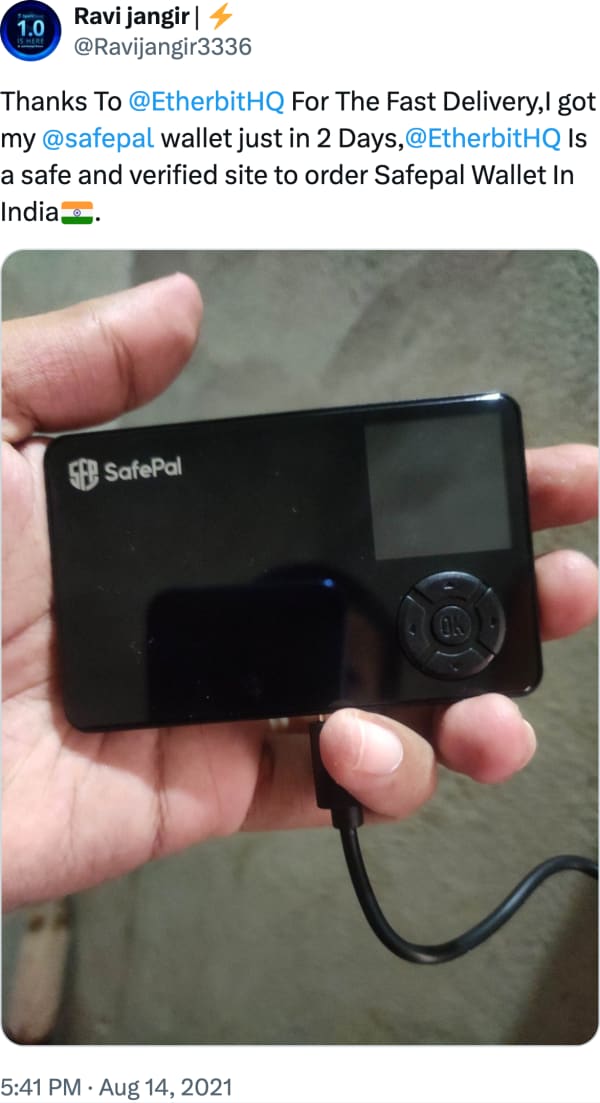 Ravi jangir ⎸ (@Ravijangir3336) reviews Etherbit.in