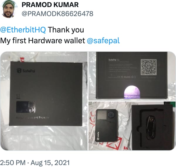 PRAMOD KUMAR (@PRAMODK86626478) reviews Etherbit.in