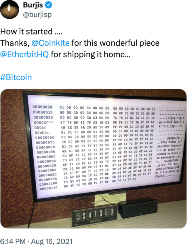 Burjis (@burjisp) reviews Etherbit.in