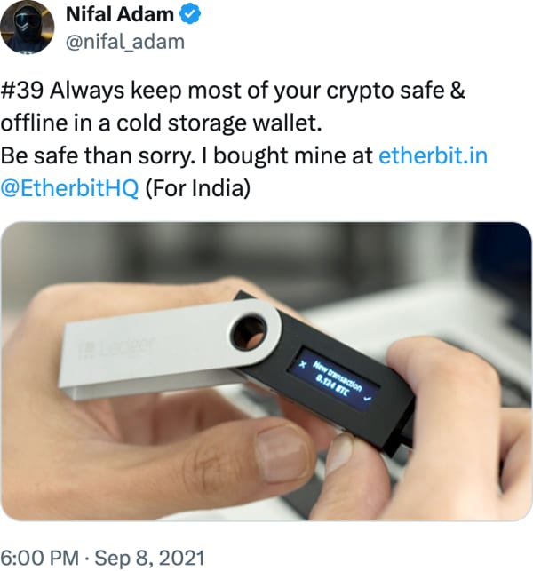 Nifal Adam (@nifal_adam) reviews Etherbit.in